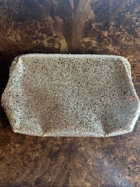 J. Crew Gold Glitter Sequin Clutch